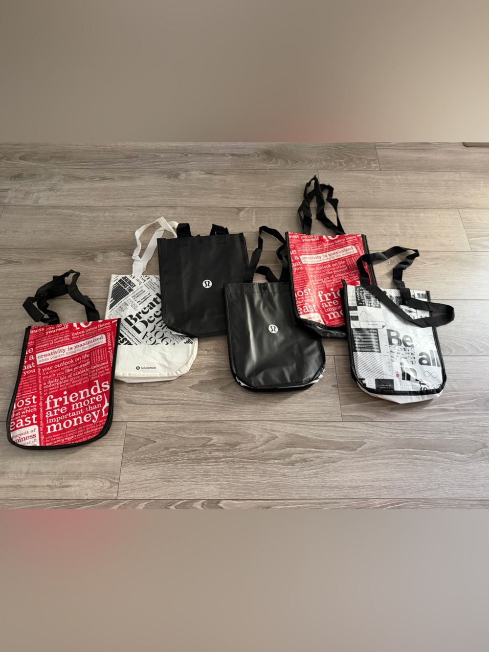 Bundle of Lululemon Reusable Shopping Bags